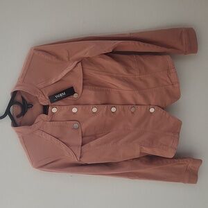 White House Black Market Pret Safari Cafe Creme Jacket Size 10